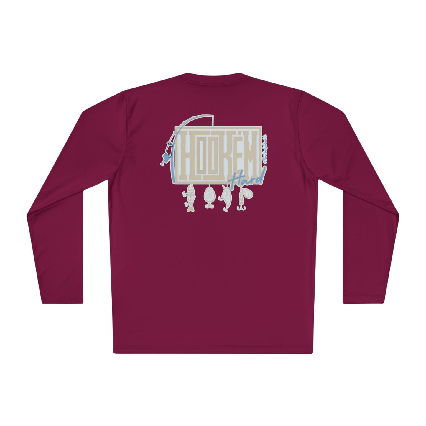 Hook 'em hard Performance Moisture wicking Long sleeve