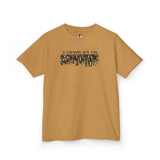 Kids Redneck Tee - A Country Boy Can Survive