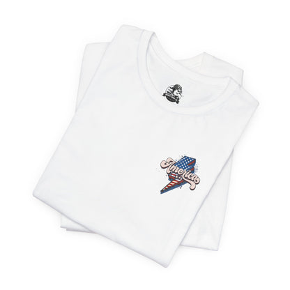 Patriotic Baseball Tee, Unisex T-Shirt, Independence Day Apparel, Sports Fan Gear, Summer BBQ Outfits, Casual Everyday Wear
