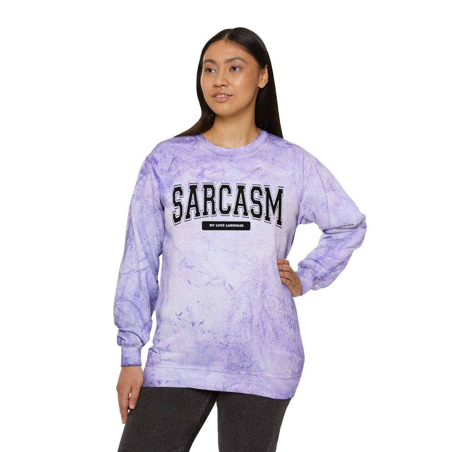 Unisex Color Blast Crewneck Sweatshirt