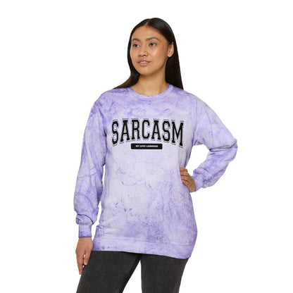 Unisex Color Blast Crewneck Sweatshirt