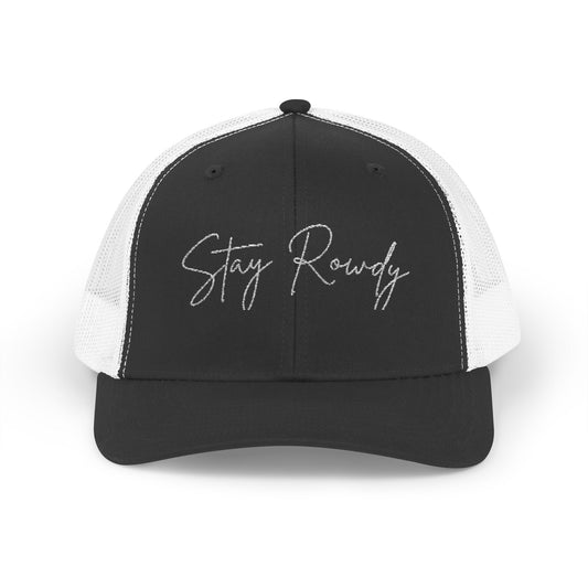 Stay Rowdy Snapback Trucker Cap, Casual Hat, Gift for Him/Her, Outdoor Cap, Customizable Cap, Trendy Headwear