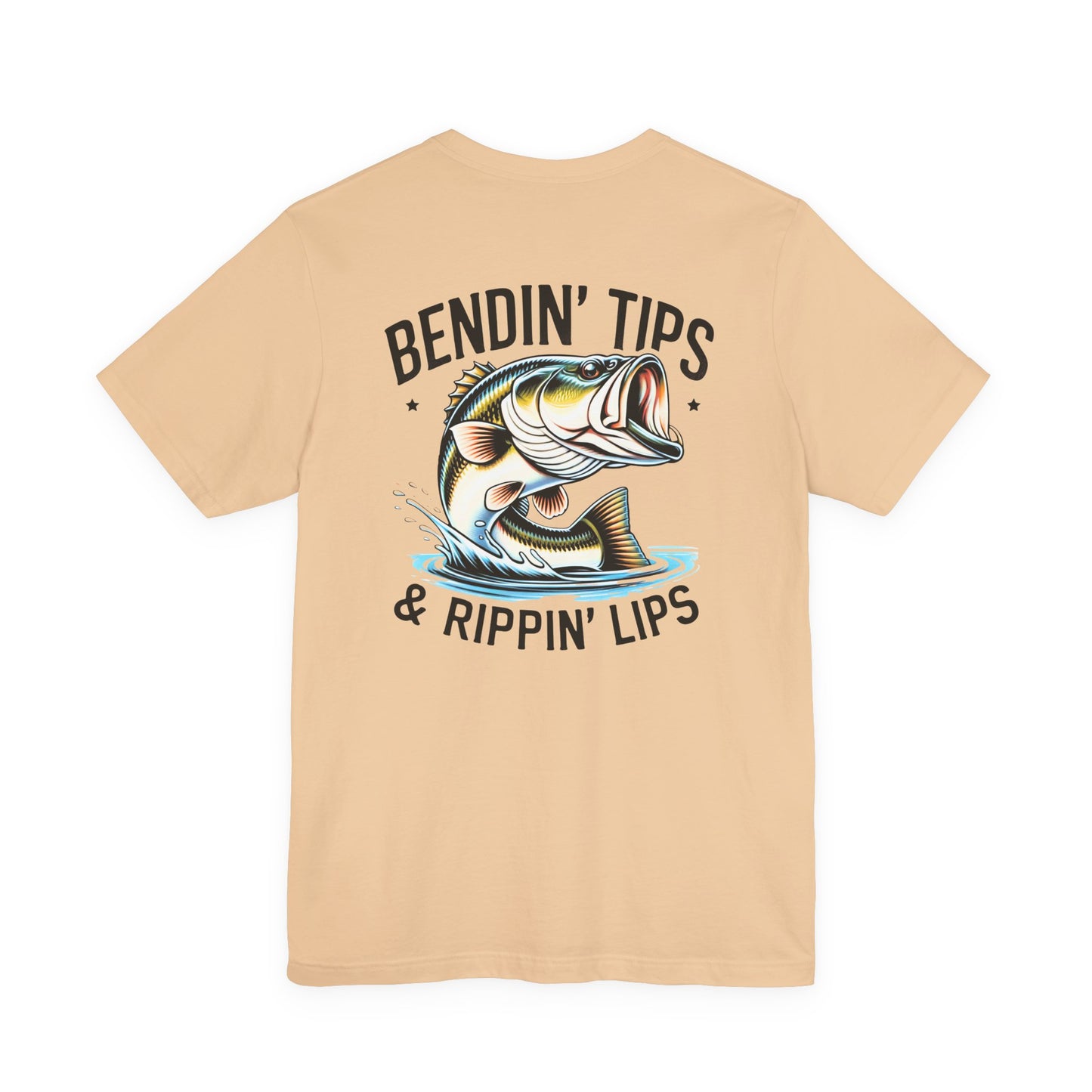 Bitin' Lips & Rippin' Lips - Graphic Tee -Fishing Tee