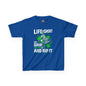 Kids Tee - "Life Is Short So Grip It And Rip It" Motocross Dirt Bike Shirt