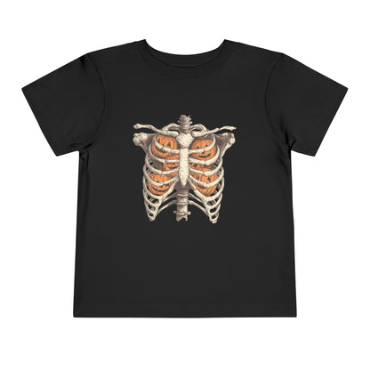 Toddler Pumpkin Skeleton Tee