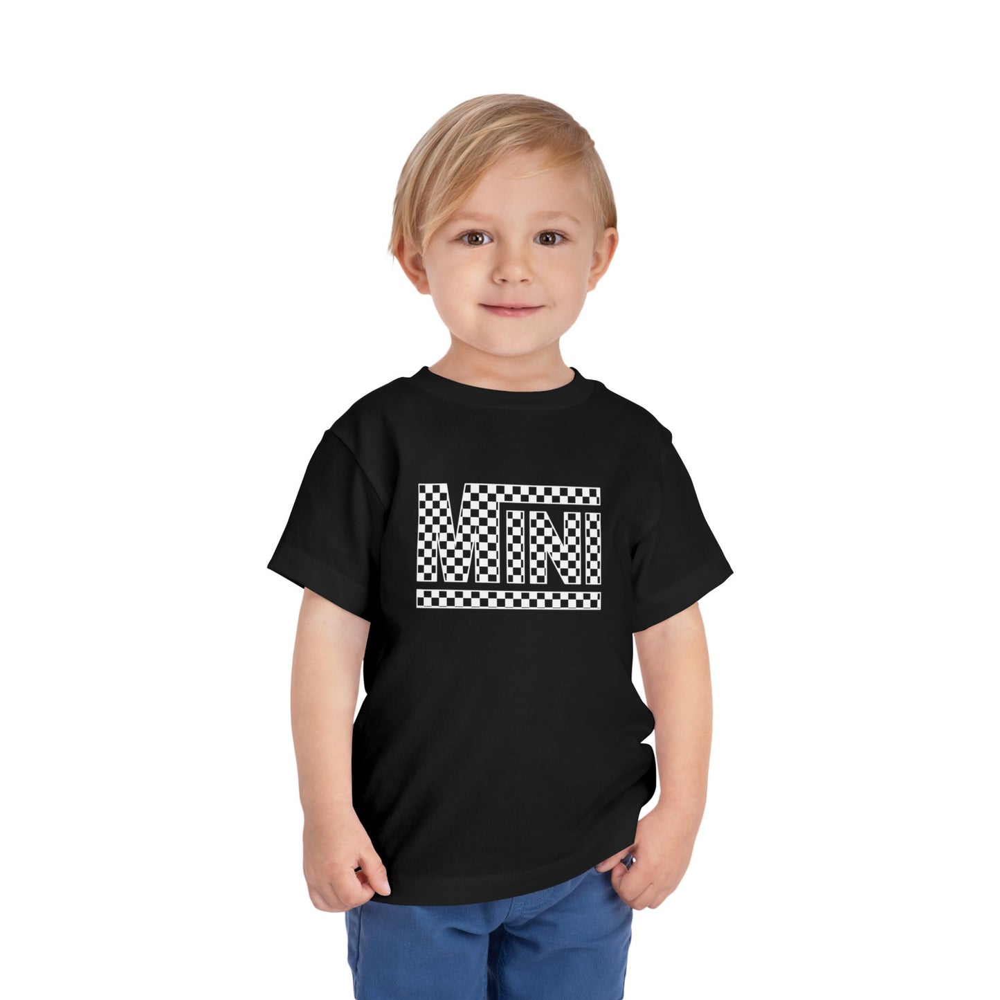 Racing Checkered Flag -MINI- Toddler Tee