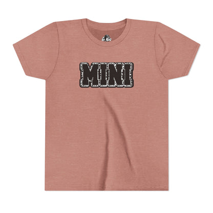 Mini Youth Short Sleeve Tee, Kids Casual Shirt, Birthday Gift, Toddler Fashion, Playful Summer Wear, Mini Graphic Tee