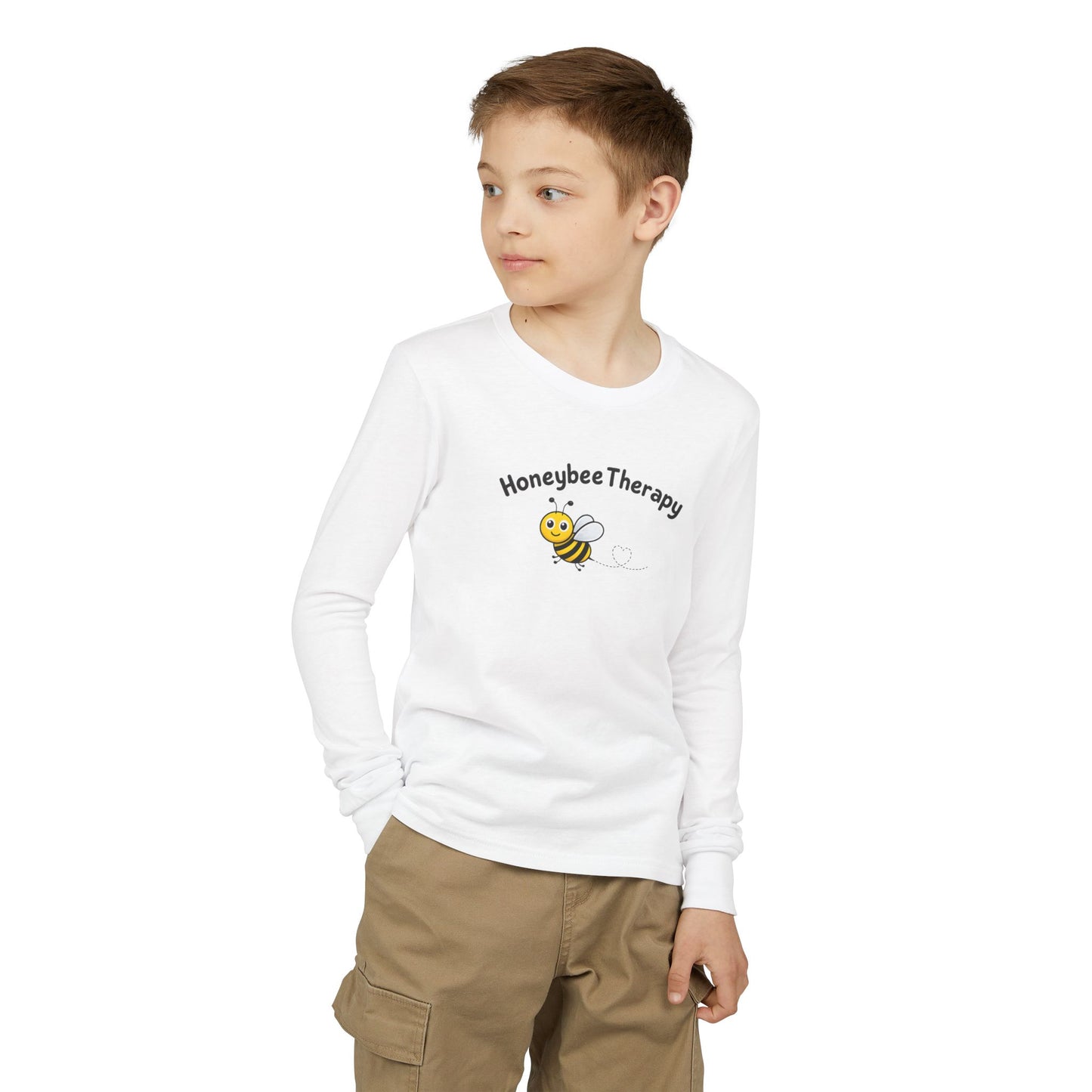 Honeybee Therapy - YOUTH Logo LongSleeve