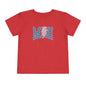 Mini USA Stars Toddler Tee, Perfect for 4th of July, Independence Day, Baby Shower Gift, Picnic, Toddler Playwear, Kids Apparel