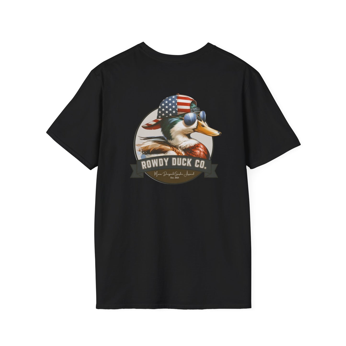 Rowdy Duck Co. Patriotic Duck Graphic T-Shirt