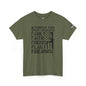 Patriotic Unisex Heavy Cotton Tee - 5 Things You Don't Mess With | Perfect for Veterans, Independence Day, Gifts