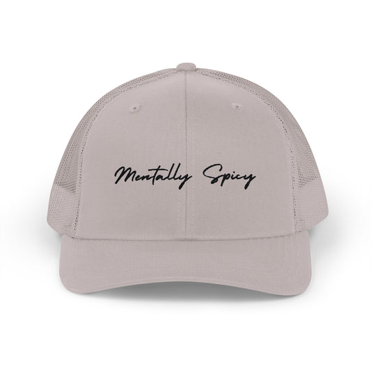 Snapback Trucker Cap with 'Mentally Spicy' Design, Adjustable Hat for Outdoor Fun, Summer Accessory, Gift Idea for Friends, [...]