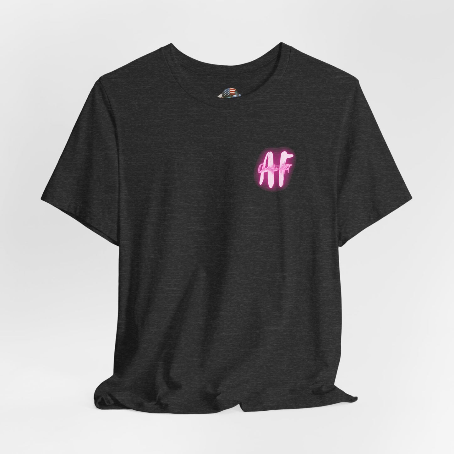 Undercaffeinated Pink Photo Tee BB