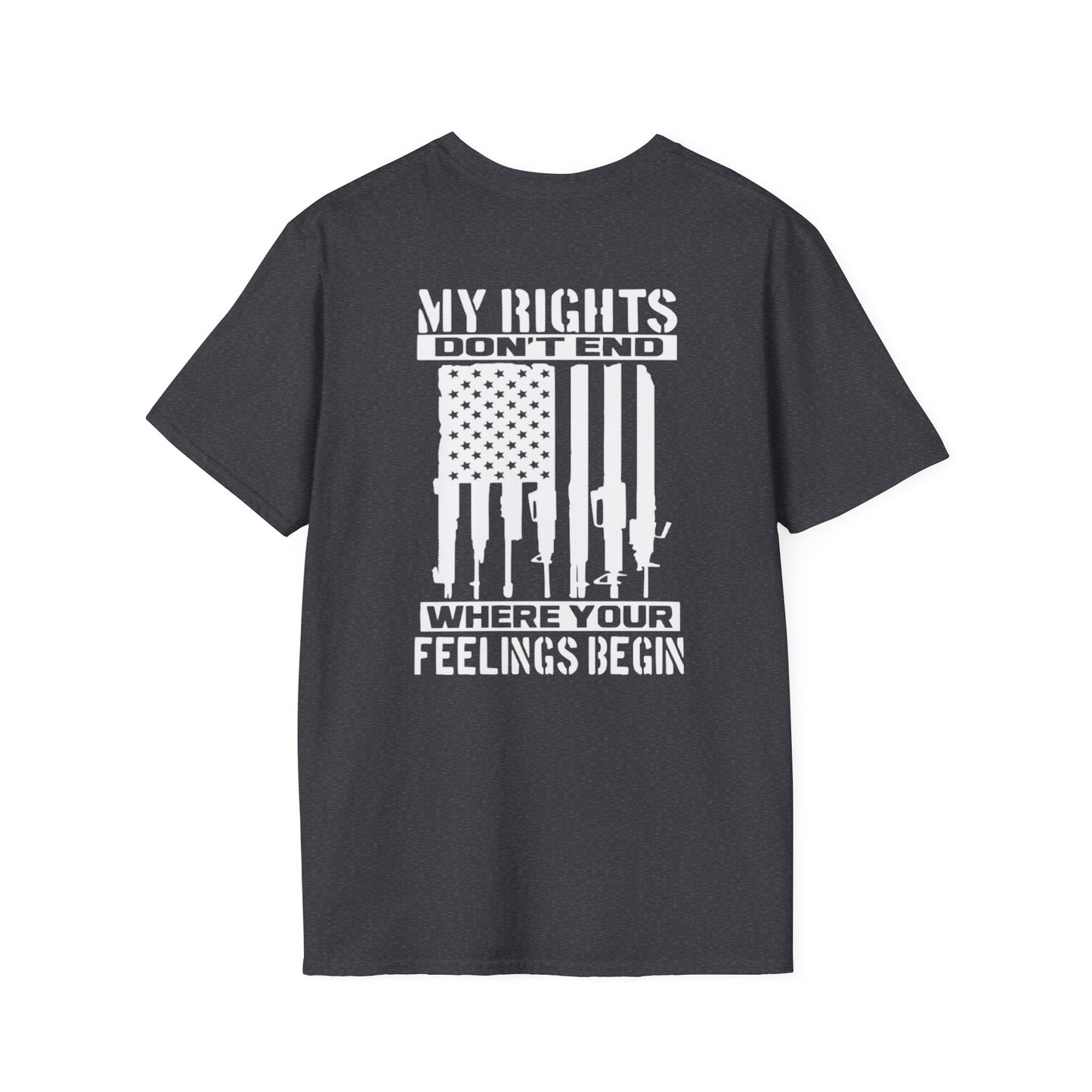 Unisex Softstyle T-Shirt with Empowering Quotes, Casual Graphic Tee, Statement Shirt for Activists, Gift for Patriots, Comfortable [...]