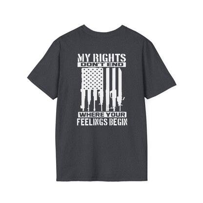 Unisex Softstyle T-Shirt with Empowering Quotes, Casual Graphic Tee, Statement Shirt for Activists, Gift for Patriots, Comfortable [...]