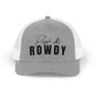 Rough & Rowdy Snapback Trucker Cap | Unisex Hat for Outdoor Adventures, Gifts for Him/Her, Casual Style, Perfect for Festivals, [...]