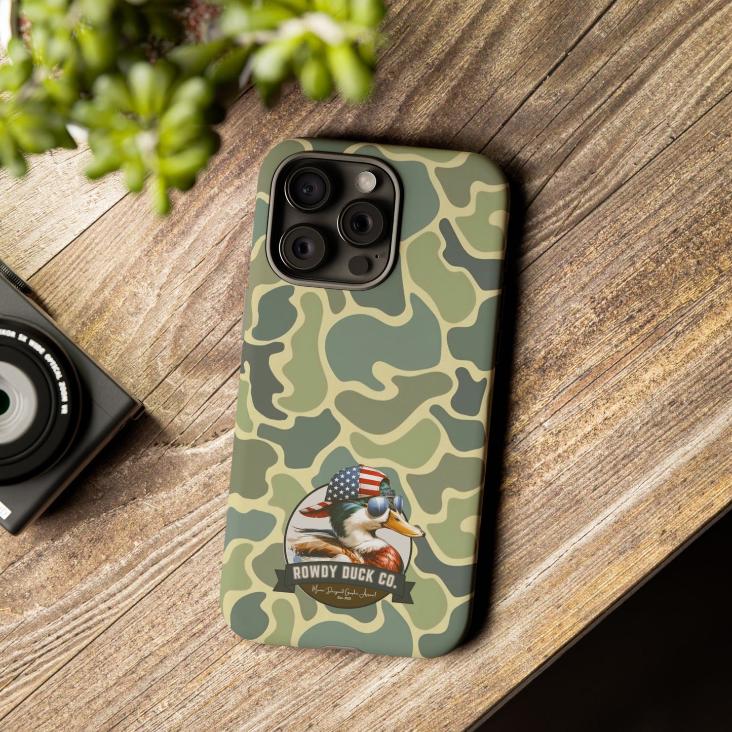 Old School Camouflage Phone Case - The Rowdy Duck Case