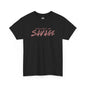 Unisex Heavy Cotton Tee - "Straight Up Savage" Apparel, Funny Gift for Friends, Casual Wear, Street Style Clothing, Birthday T-Shirt
