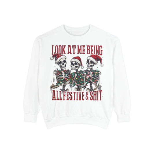 Festive Skeleton Sweatshirt