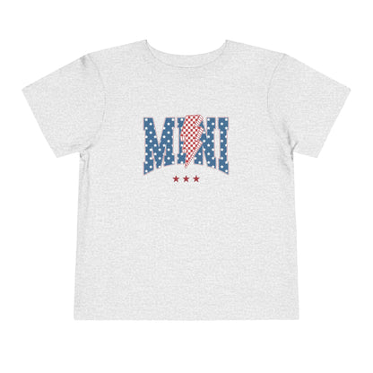 Mini USA Stars Toddler Tee, Perfect for 4th of July, Independence Day, Baby Shower Gift, Picnic, Toddler Playwear, Kids Apparel