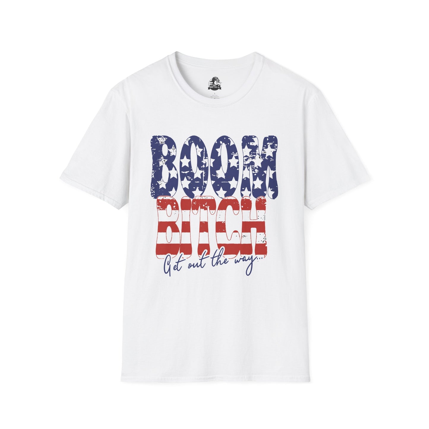 Patriotic Graphic Tee for Confident Souls | Boom Bitch T-Shirt, Independence Day, Casual Wear, Fun Gift, Everyday Comfort