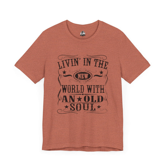 Vintage-Inspired Unisex Tee, Casual Style for Soulful Spirits, Great for Gifting, Festivals, or Everyday Wear, 'Livin' in the New [...]