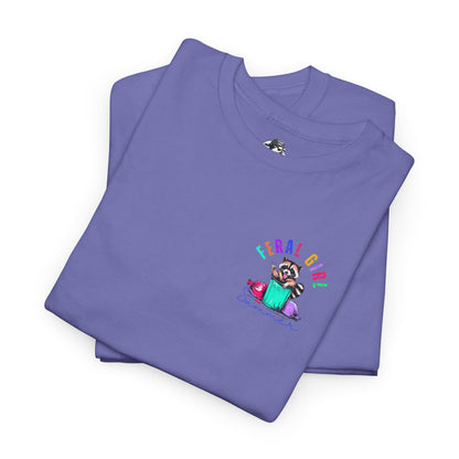 Feral Girl Summer Tee, Trendy Unisex T-Shirt, Casual Summer Wear, Gift for Friends, Festival Outfit, Playful Graphic Tee