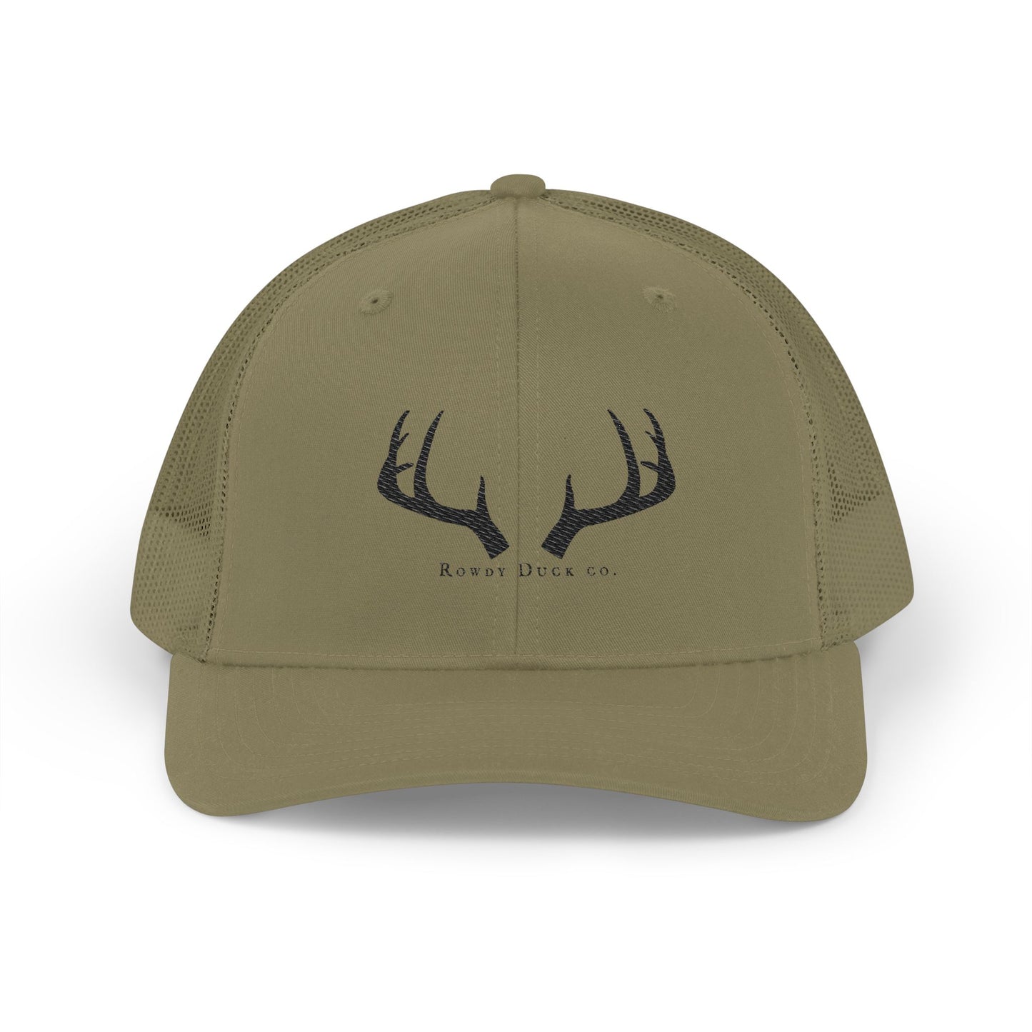 Embroidered Trucker Hat - Antler Rowdy Duck Co