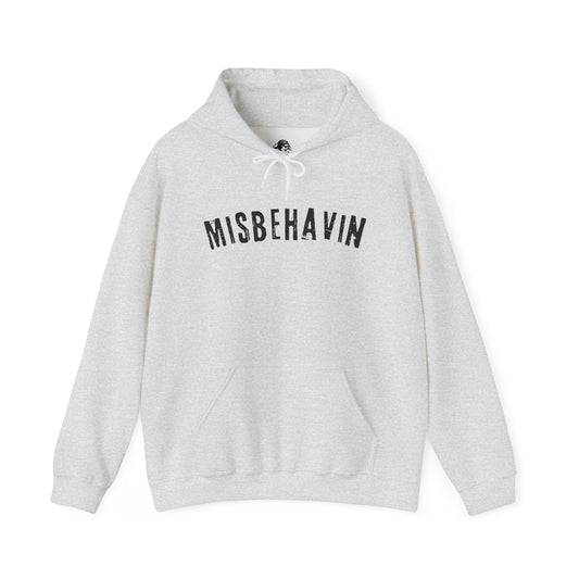 Misbehavin' Unisex Heavy Blend Hoodie | Cozy Sweatshirt for Casual Wear, Gift for Friends, Relaxed Fit Fashion