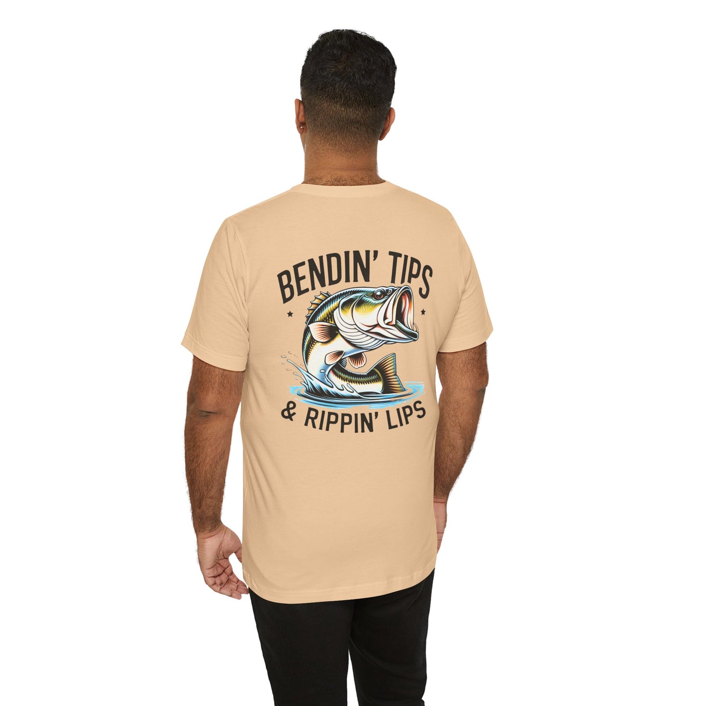 Bitin' Lips & Rippin' Lips - Graphic Tee -Fishing Tee