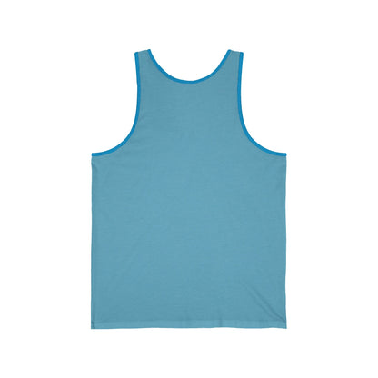 Unisex Jersey Tank with Stars Design | Patriotic Summer Top, 4th of July T-Shirt, Casual Wear, Festival Outfit, Pool Party