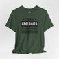 I Suck At Apologies Graphic Tee – 'So Unfuck Yourself or Whatever' Funny Sarcastic T‑Shirt