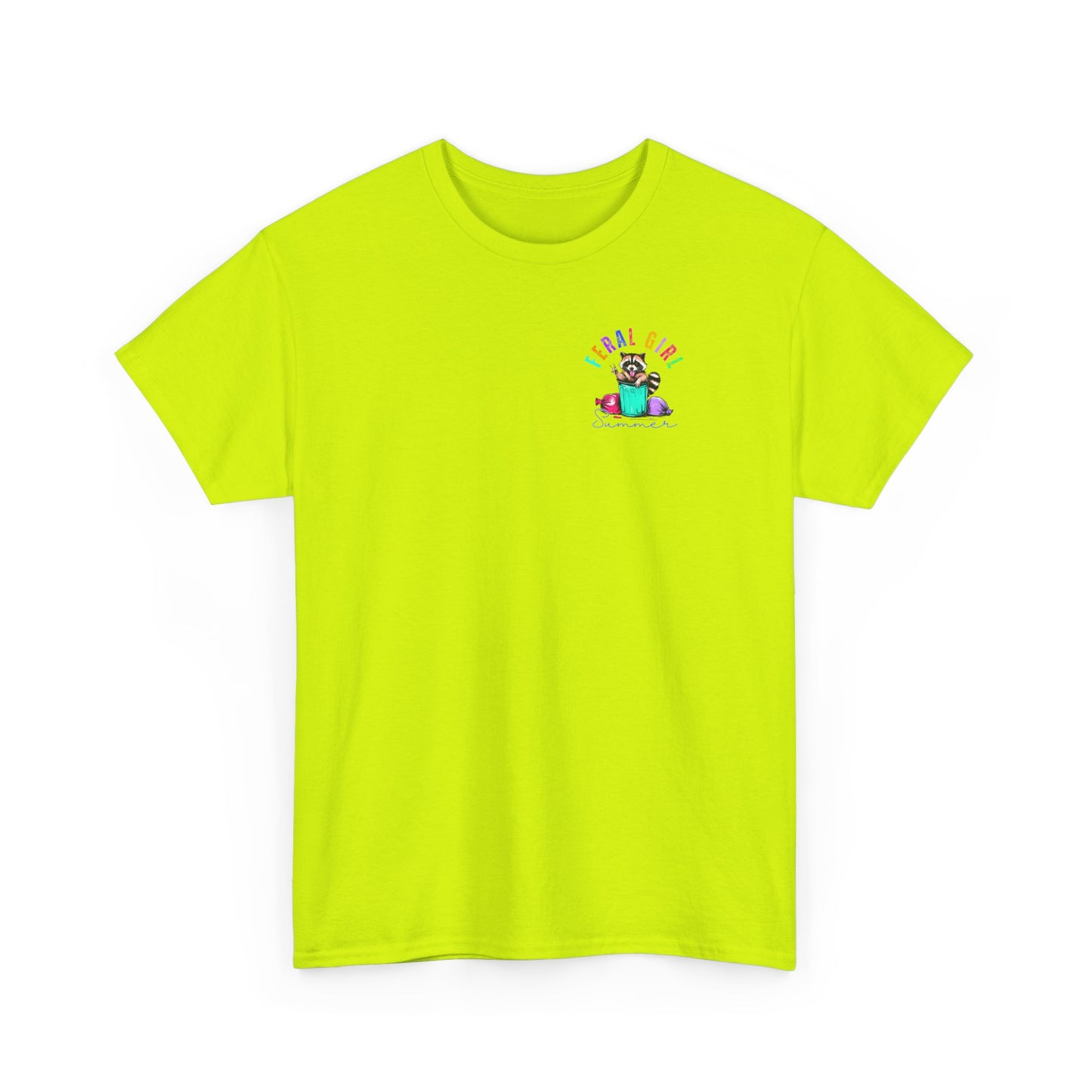 Feral Girl Summer Tee, Trendy Unisex T-Shirt, Casual Summer Wear, Gift for Friends, Festival Outfit, Playful Graphic Tee