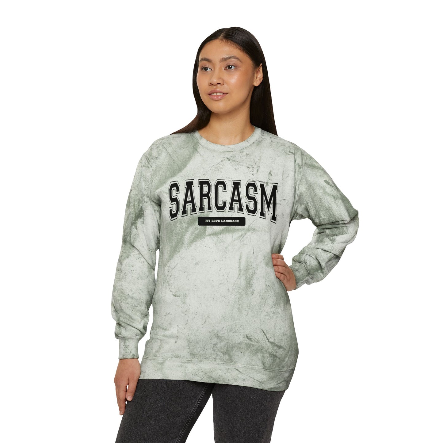 Unisex Color Blast Crewneck Sweatshirt