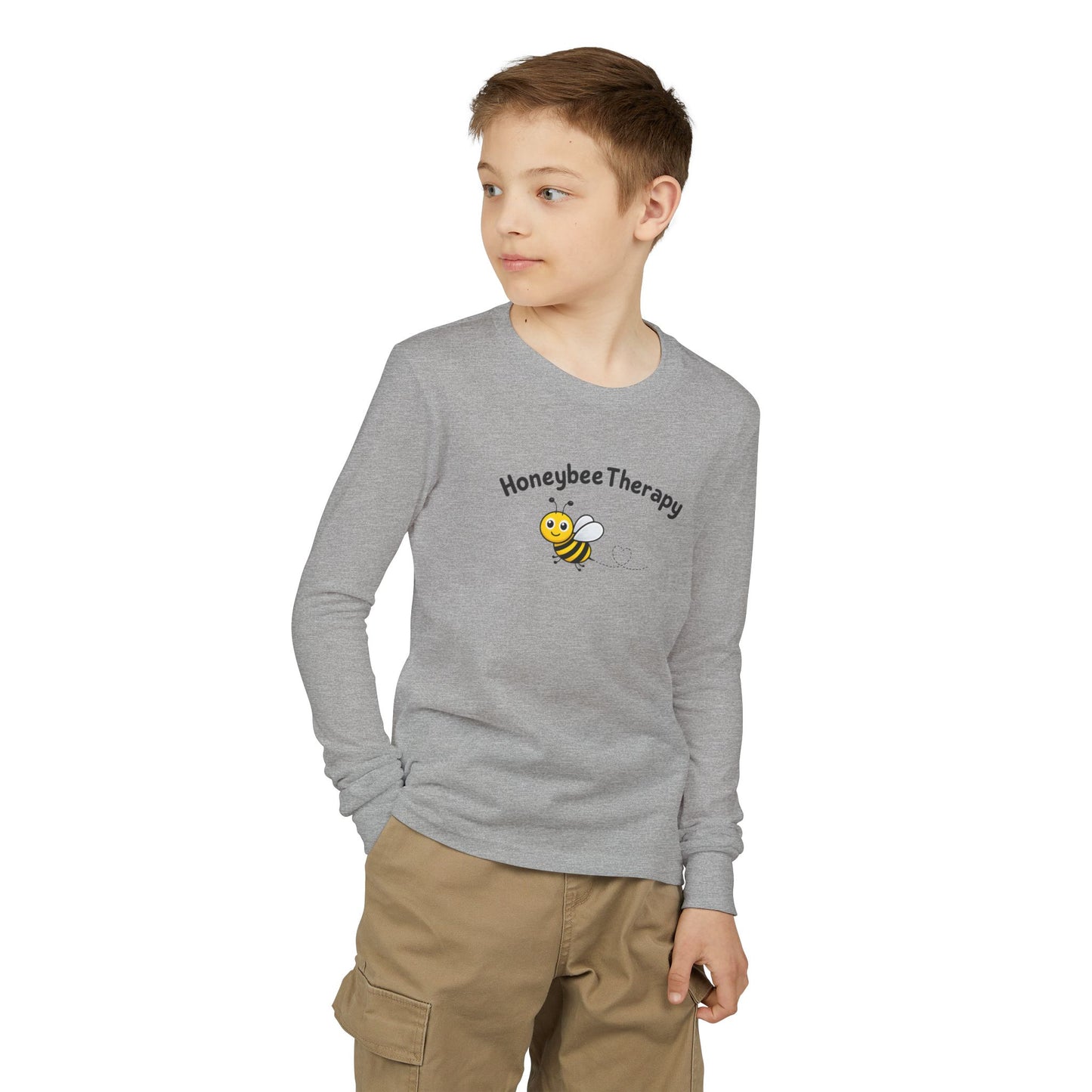Honeybee Therapy - YOUTH Logo LongSleeve