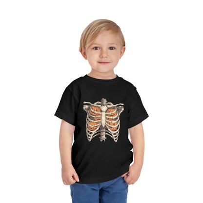 Toddler Pumpkin Skeleton Tee