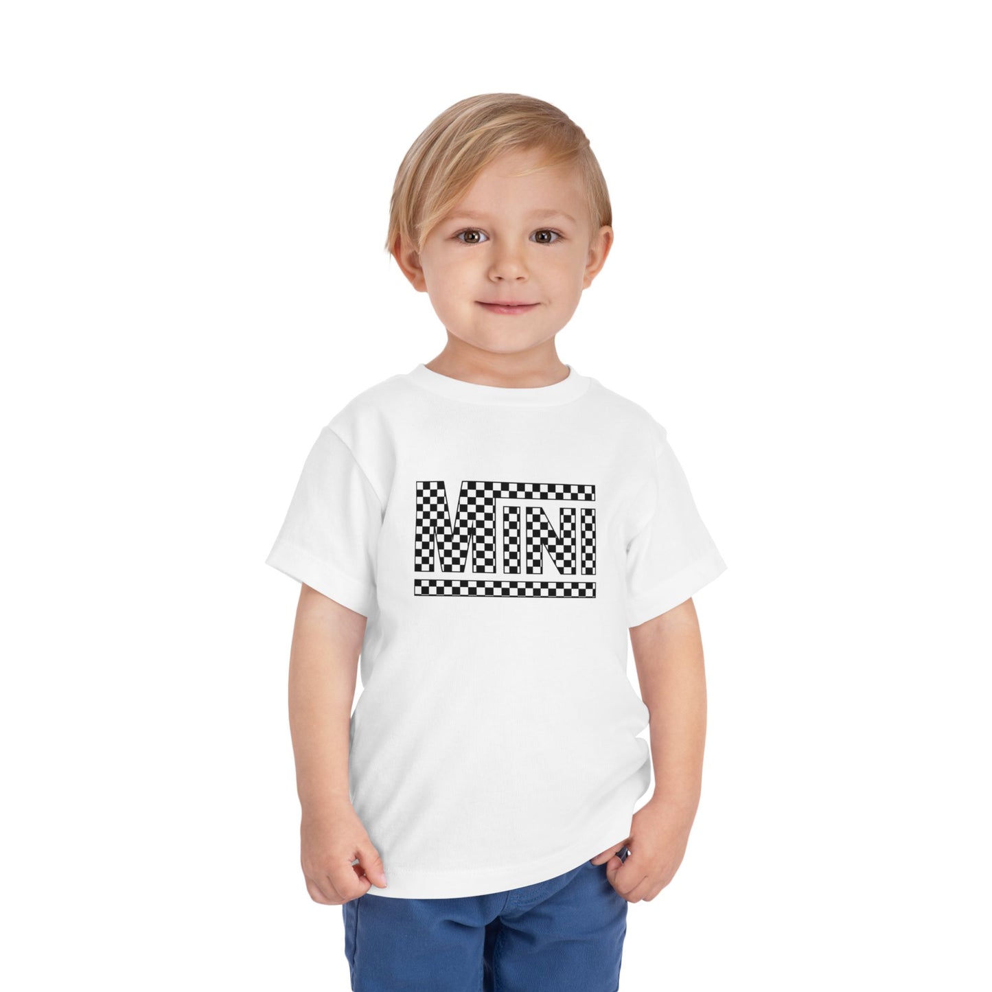 Racing Checkered Flag -MINI- Toddler Tee