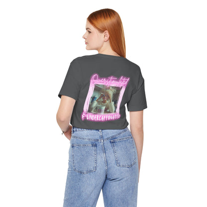 Undercaffeinated Pink Photo Tee BB