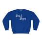 Stars & Stripes Unisex Crewneck Sweatshirt - Cozy Apparel for Casual Days, Gift for Independence Day, Summer BBQs, Fun Gatherings