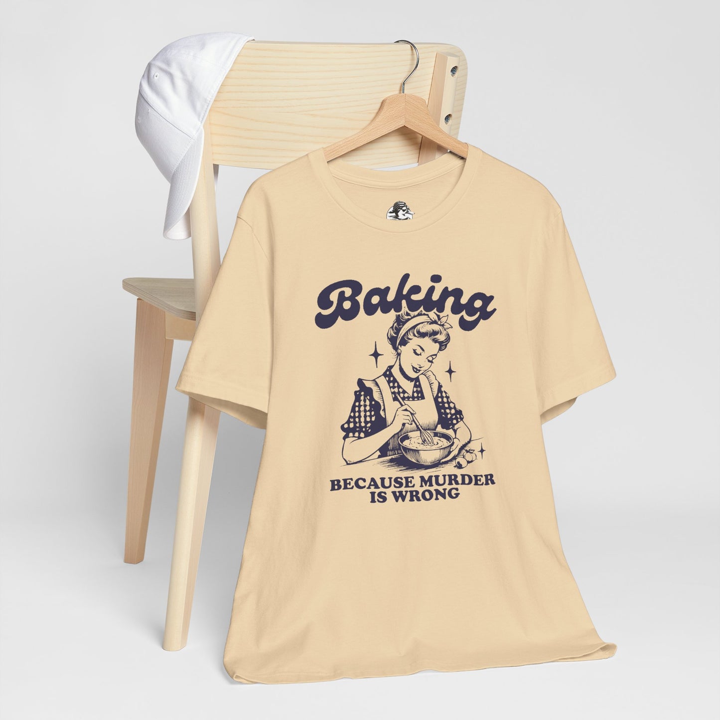 Baking Humor Tee - Unisex Jersey Short Sleeve Tee, Funny T-Shirt, Gift for Bakers, Kitchen Lover Top, Quirky Cooking Apparel