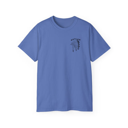 Vintage Outlaw T-Shirt | I'm an Indian Outlaw, Cherokee & Hawk Twah
