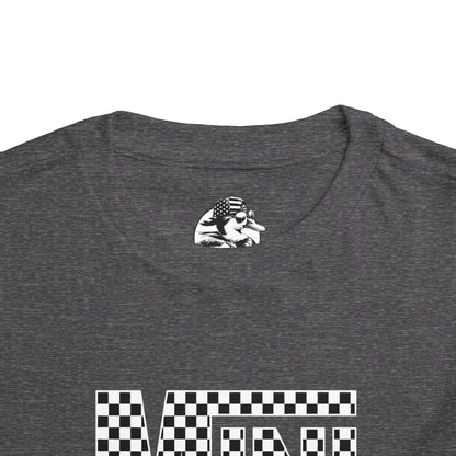 Racing Checkered Flag -MINI- Toddler Tee