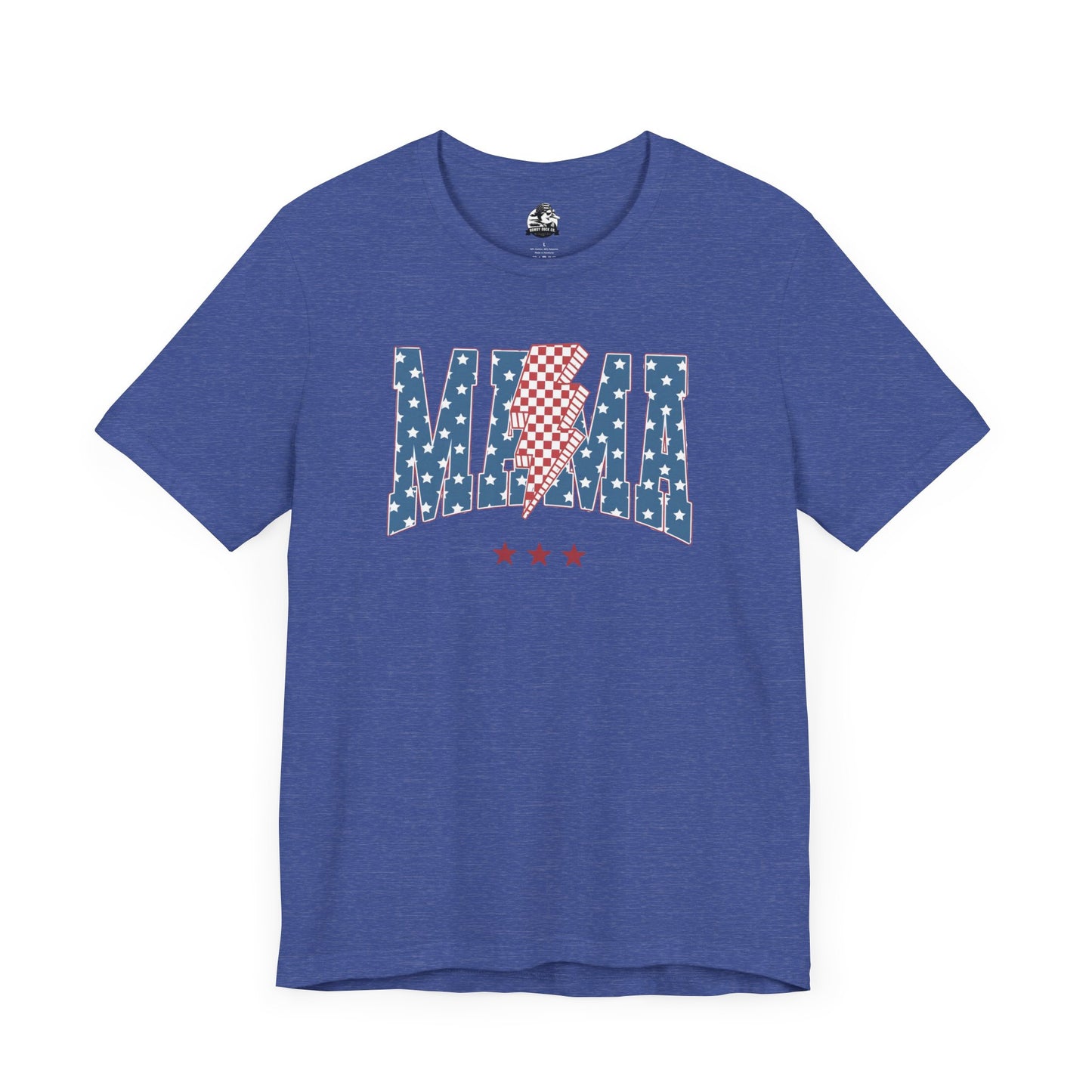 Comfy Women's Graphic tee - Mama -Stars & stripes -lightning bolt