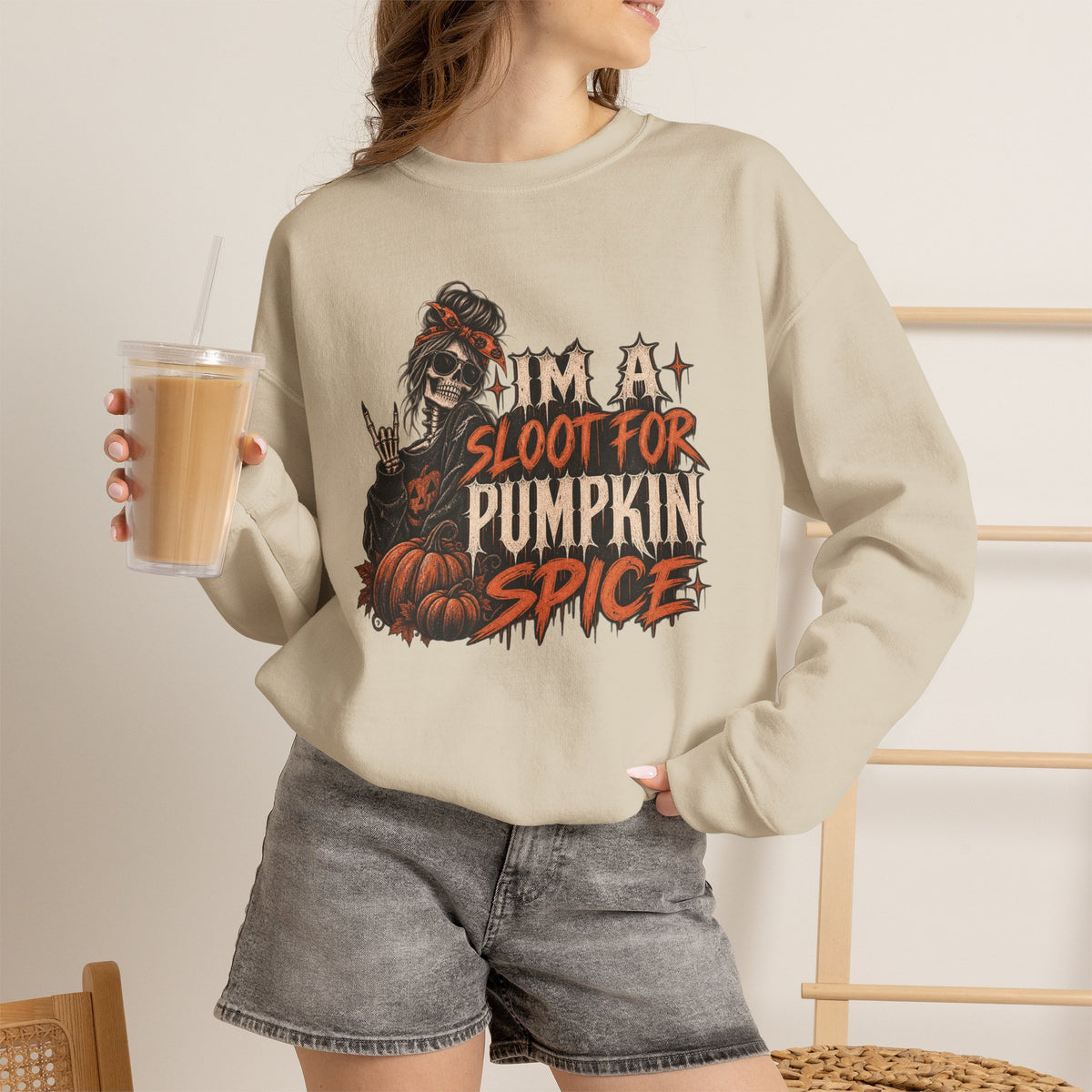 Sloot For Pumpkin Spice Graphic Fleece Crewneck
