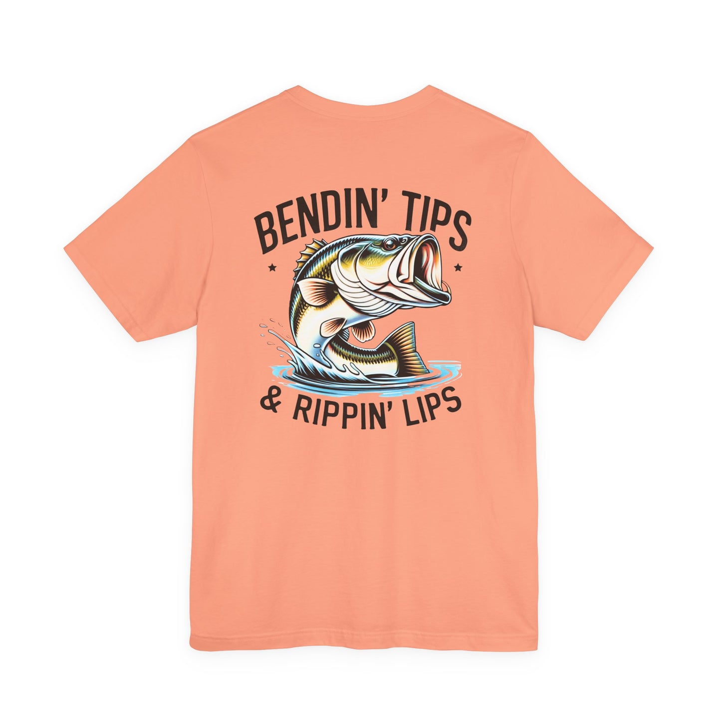 Bitin' Lips & Rippin' Lips - Graphic Tee -Fishing Tee