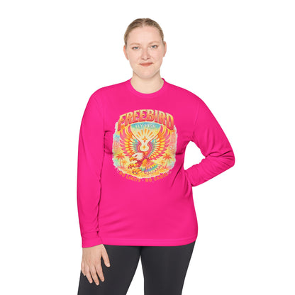 Free-bird summer moisture wicking Long Sleeve Tee