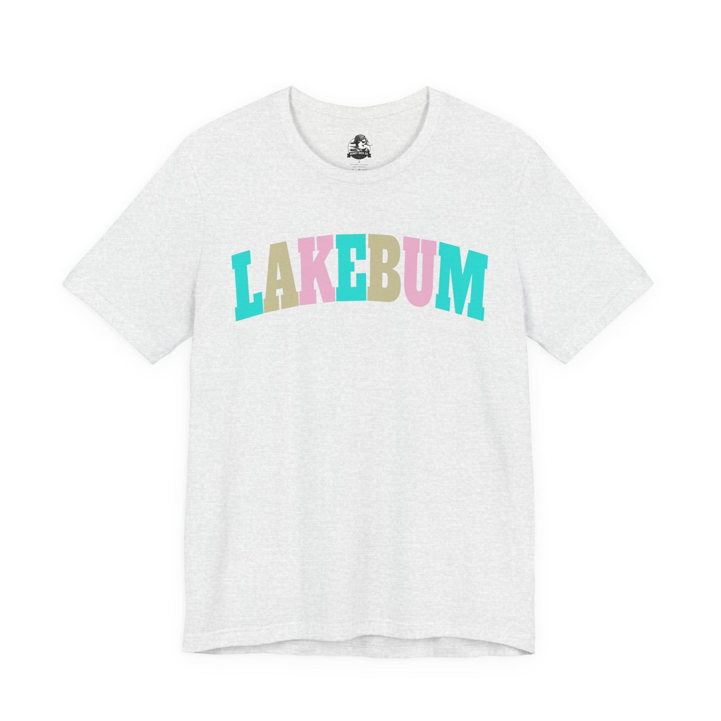 Lakebum Unisex Short Sleeve Tee - Perfect for Summer Getaways, Beach Days, Lake Trips, Casual Outings, Colorful Graphic Tee