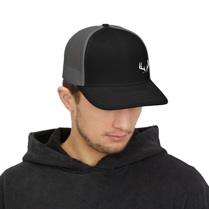 Stylish Embroidered Snapback Trucker Cap - Antlers / Rowdy Duck Co.