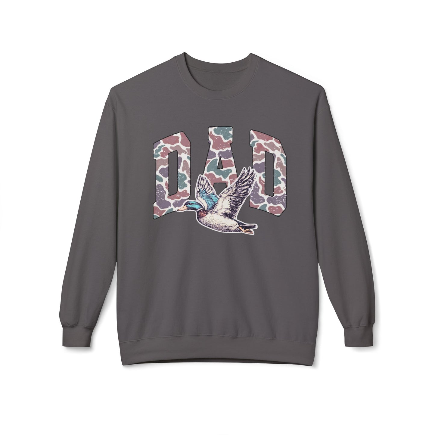 Camouflage Dad Duck Softstyle Sweatshirt