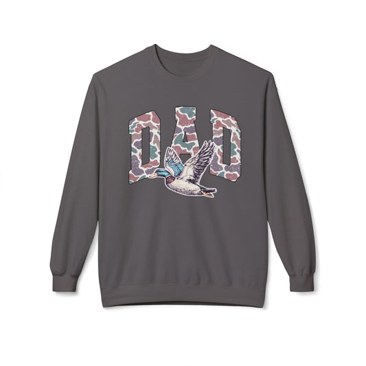 Camouflage Dad Duck Softstyle Sweatshirt